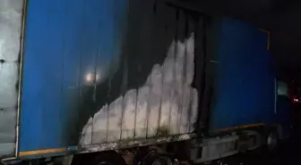 Kuzey Marmara Otoyolu'nda Kamyon Yangını