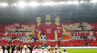 Kocaelispor taraftarının milli maçta yaptığı koreografiye ödül