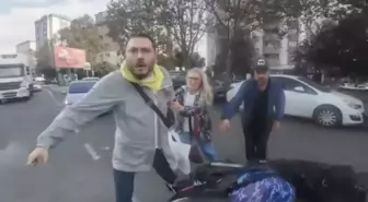 Ataşehir'de Yol Tartışmasında Motosikletliye Saldırı