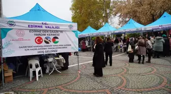 Edirne'den Gazze'ye Yardım Kermesi Düzenlendi