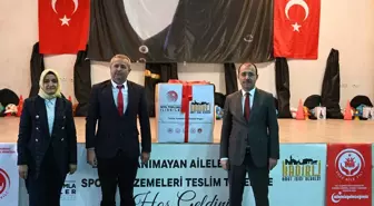 Engel Tanımayan Aileler Projesi Kapsamında Spor Malzemesi Desteği