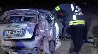 Konya'da Trafik Kazası: 1 Ölü, 3 Yaralı