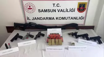 Samsun'da Ruhsatsız Silah ve Uyuşturucu Operasyonu