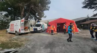 Suluova'da Maden Kazası Tatbikatı Gerçeği Aratmadı