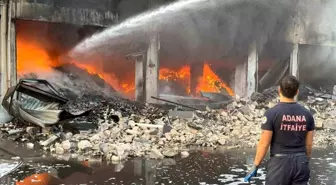 Adana'da Hırdavat Dükkanında Yangın Çıktı