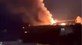 Alanya'da Mutfak Tüpü Yüklü Kamyonette Yangın Panik Yarattı