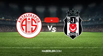 Antalyaspor Beşiktaş maçı kaç kaç, bitti mi? MAÇ SONUCU! Antalyaspor Beşiktaş golleri kim attı, canlı maç anlatımı!