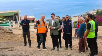 Bodrum'da Alt Yapı Çalışmaları Devam Ediyor