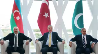 Cumhurbaşkanı Erdoğan, Azerbaycan Cumhurbaşkanı Aliyev ve Pakistan Başbakanı Şerif ile görüştü