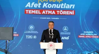 Karabük'te afet konutlarının temeli atıldı