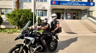 Mersin'de Motosikletli Polis Timleri Huzur Sağladı