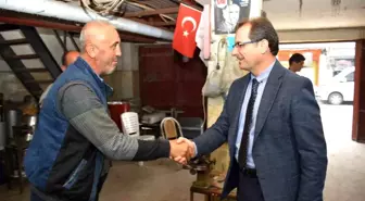 Kaymakam Güldoğan Sanayi Esnafını Ziyaret Etti