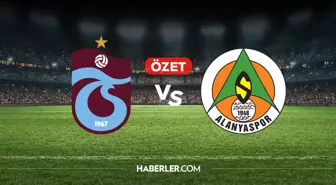 Trabzonspor Alanyaspor maç özeti izle! (VİDEO) Trabzonspor Alanyaspor golleri izle, kim attı?