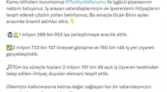 İŞKUR, 10 Ayda 1.3 Milyon İstihdam Sağladı