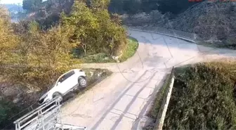 Amasya'da 17 Yaşındaki Sürücünün Aracı Köprüden Uçtu