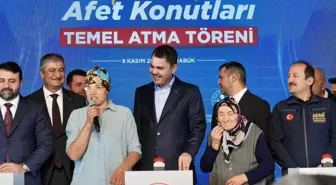 Karabük'te Yangın Sonrası Yeni Konutların Temeli Atıldı
