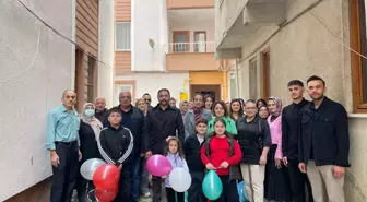 MHP Alaçam İlçe Başkanı Gültepe, Talha Kağan Akman'ı Ziyaret Etti