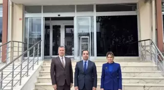 Bilecik İl Özel İdaresi Genel Sekreteri, Yenipazar Kaymakamı'nı Ziyaret Etti