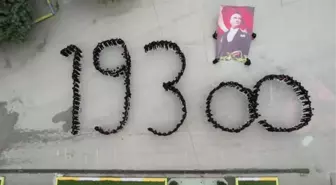 Amasya'da 300 öğrenciyle '10 Kasım' koreografisi