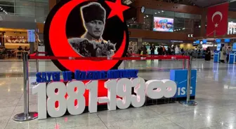 Atatürk, Vefatının 87. Yıl Dönümünde Havalimanında Anıldı