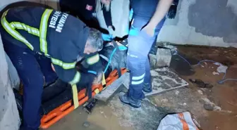 Adıyaman'da İnşaat Halindeki Binadan Düşen İşçi Yaralandı