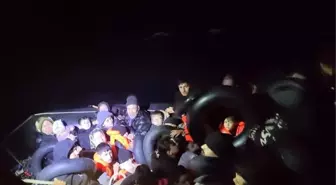 İzmir Açıklarında Düzensiz Göçmen Kurtarma Operasyonu