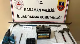 Karaman'da Jandarmadan Uygulama: Tarihi Eser ve Uyuşturucu Madde Ele Geçirildi