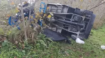 Fatsa'da Tarım Aracı Uçuruma Yuvarlandı: 1 Ölü, 2 Yaralı