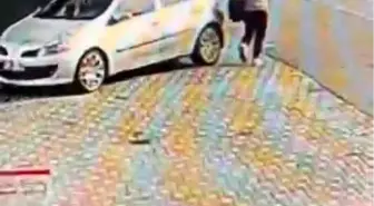 Sakarya'da Park Halindeki Araca Sebepsiz Çizik