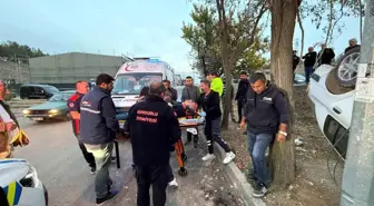 Çorum'da Kontrolden Çıkan Otomobil Takla Attı, Sürücü Yaralandı