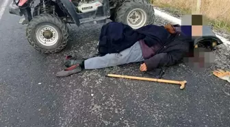 Aksaray'da 89 Yaşındaki Adam ATV ile Kaza Geçirdi