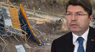 Bakan Tunç'tan 4 işçiye mezar olan inşaattaki çökmeye ilişkin açıklama