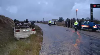Çorum'da Minibüs Kazası: Sürücü Yaralandı