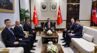 Cumhurbaşkanı Yardımcısı Yılmaz, Kırgızistan Heyetini Kabul Etti