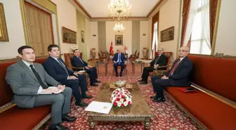 TBMM Başkanı Kurtulmuş, Özbekistan'ın Ankara Büyükelçisi Haydarov'u kabul etti