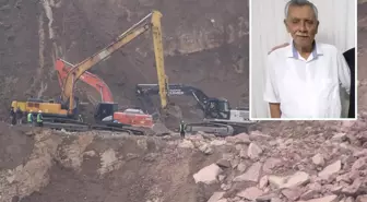 Taş ocağındaki göçüğün altında kalan kamyon şoförünün cansız bedenine ulaşıldı