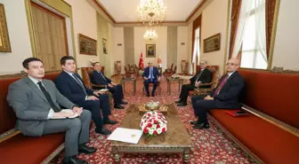 TBMM Başkanı Numan Kurtulmuş, Özbekistan Büyükelçisi'ni Kabul Etti