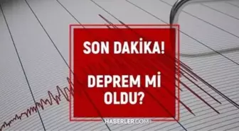 Bursa'da deprem mi oldu? SON DAKİKA! 14 Kasım Bursa'da az önce nerede deprem oldu?