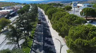 Demirci'de Sıcak Asfalt Çalışmaları Başladı