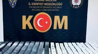 Edirne'de Gümrük Kaçağı 500 Elektronik Sigara Ele Geçirildi