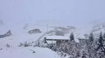 Ordu Yüksek Kesimlerine Kar Yağdı