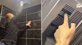 Yer: Esenyurt! Tuvalette havalandırmayı kontrol eden kadın çalışanlar şoke oldu