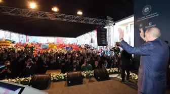 Cumhurbaşkanı Erdoğan, Adıyaman'da 350 bininci afet konutunun teslim töreninde konuştu: (1)