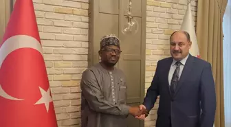 Gana Büyükelçisi Nasiruddin, Şanlıurfa Büyükşehir Belediye Başkanı Gülpınar'ı ziyaret etti