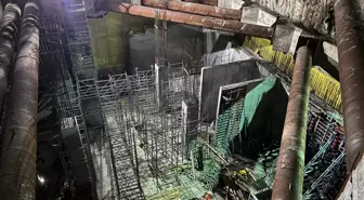 İstanbul'da metro inşaatında iskele çöktü: 2 yaralı, 1 işçi hayatını kaybetti