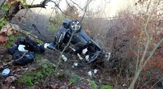 Kırklareli'de Kaçak Göçmenleri Taşıyan Otomobil Şarampole Devrildi: 8 Yaralı