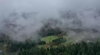 Kastamonu'da Sonbahar ve Sis Görsel Şölene Dönüştü