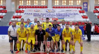 Kısmi Görme Engelliler Futsal Dünya Şampiyonası Antalya'da Tamamlandı