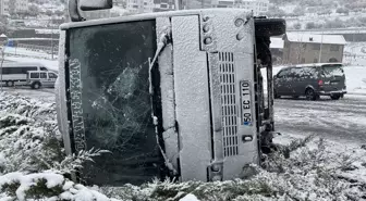 Nevşehir'de İşçi Servisi Devrildi: 14 Yaralı