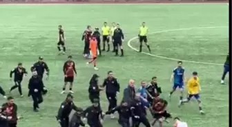 Bölgesel Amatör Lig Maçında Kavga: Murgul Belediyespor - Rize Atletik Karşılaşması Tatil Edildi